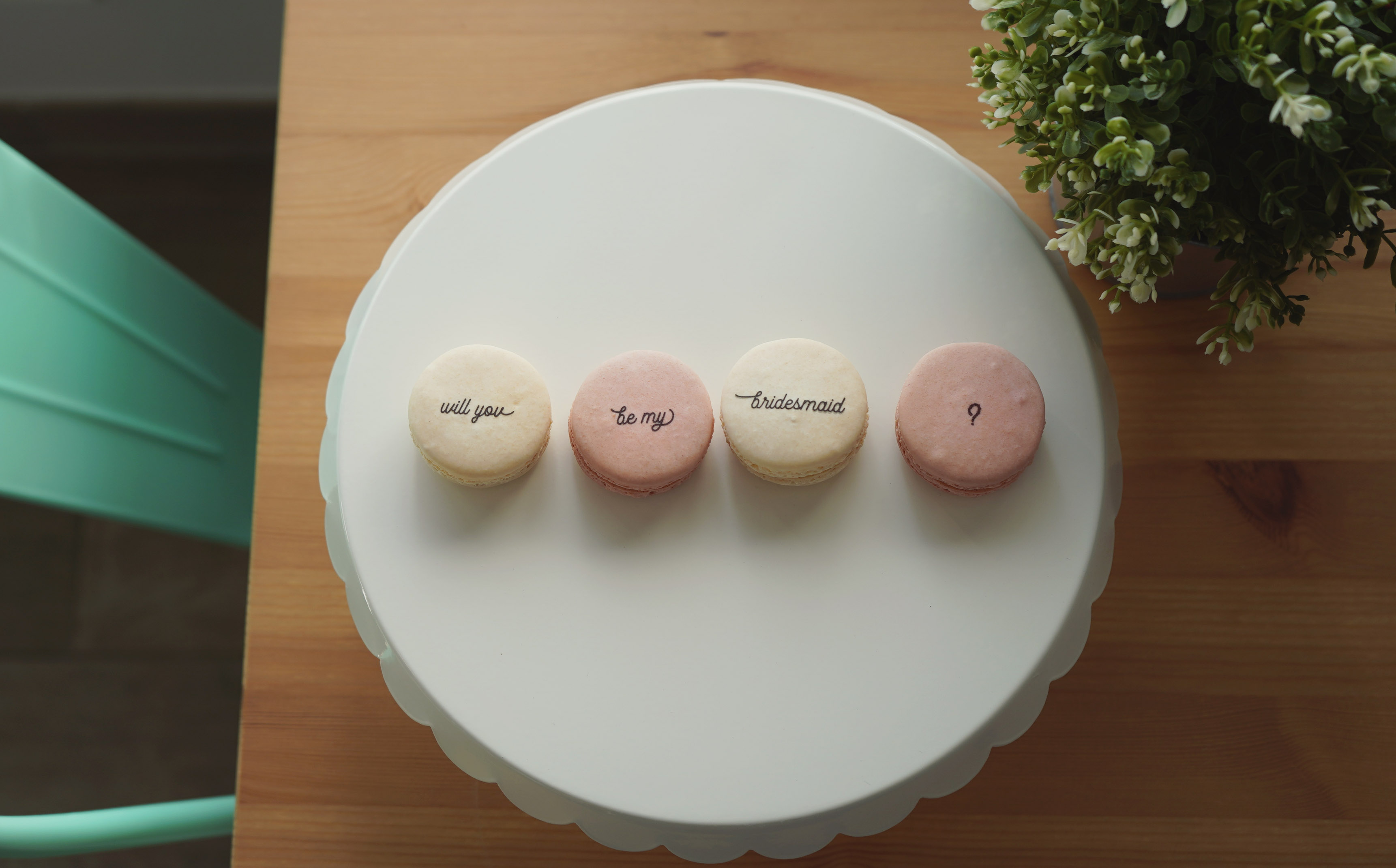 Will You Be My Bridesmaid Macaron Gift Boxes in Plymouth Minnesota